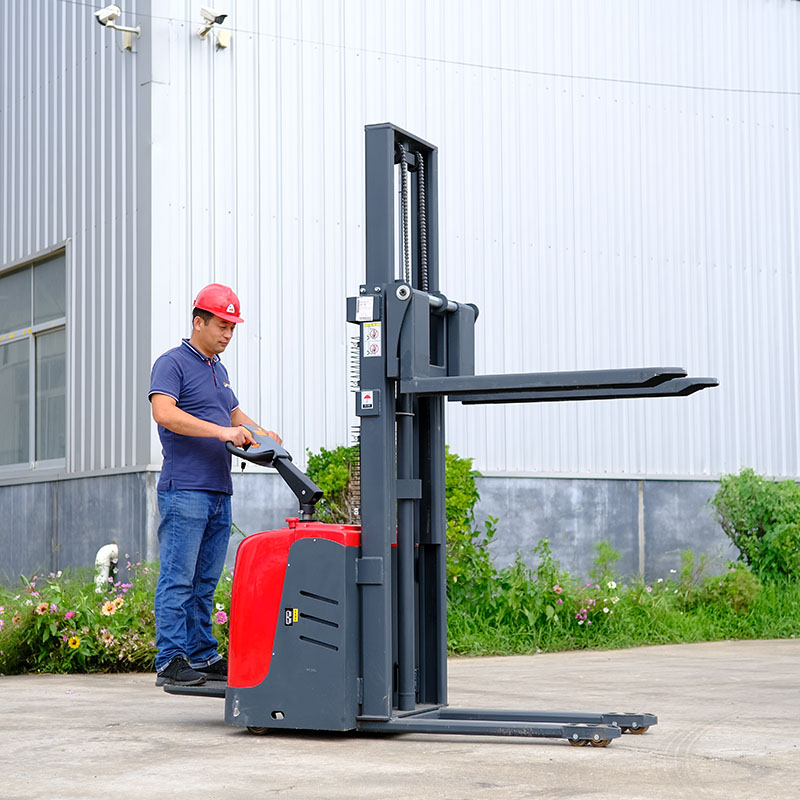 Apilador eléctrico Jingxin Semi Electric Stacker 2 Ton 3.5m elevador hidráulico elevador