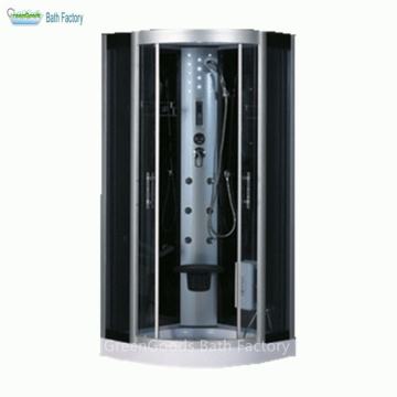 German Acrylic Steam Shower Sauna Room Cabin with Glass Door
