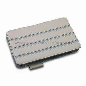 Tablet PC Case, Ideal for HTC Flyer, with Elastic Band Closure and Kick Standing Function