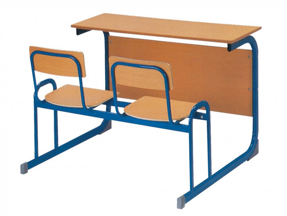 School detachable students double desks and chairs