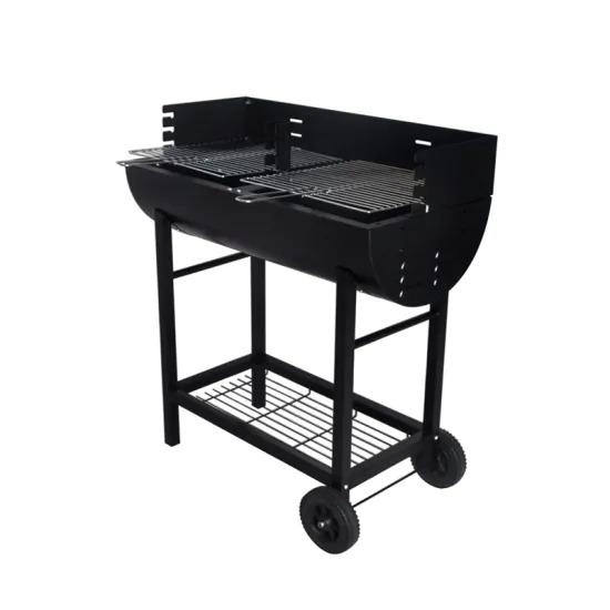 Hot Sale Garden Party Outdoor BBQ Charcoal Grills Portable Barbecue Grill With Wheels