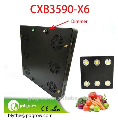 3 years warranty new product high quality 600w 3000K 3500 K warm white Cr ee CXB3590 COB chip LED grow light