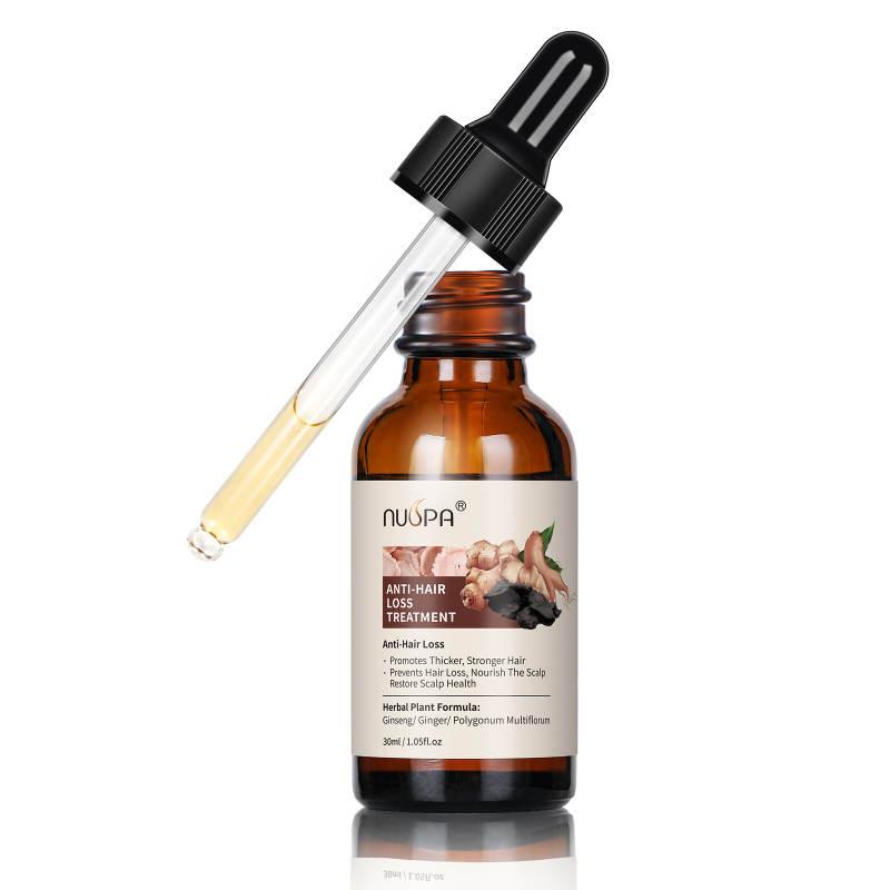 NUSPA Hair Care Product Anti Loss Regrowth Scalp Treatment Oil Biotin Ginger Hair Growth Serum