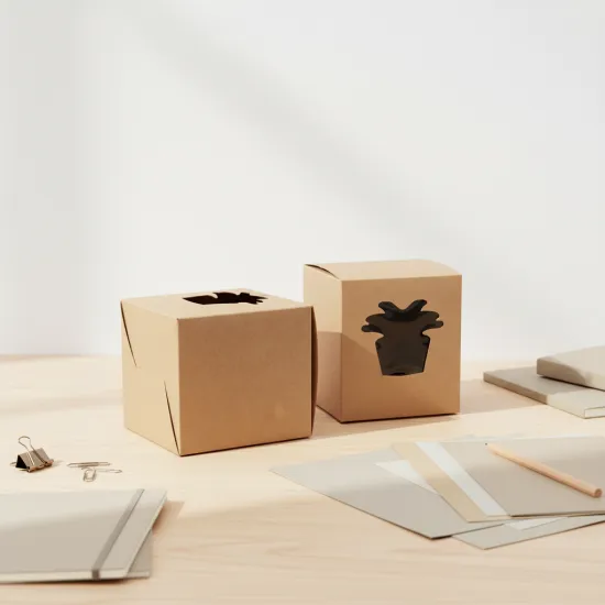 Personalized Square Box with Window