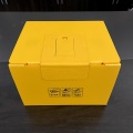 Yellow PP Corrugated Plastic Recycled Storage Bins