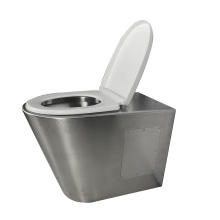 stainless steel wall hung toilet