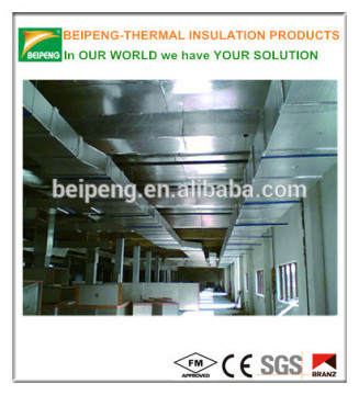 BP Rigid foam Phenolic/Polyurethane Air Duct panel for HVAC system by continuous line