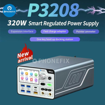 Aixun P3208 320W power supply one-click power-on test mobile phone motherboard suitable for iPhone 6-14 Pro Max repair tool.