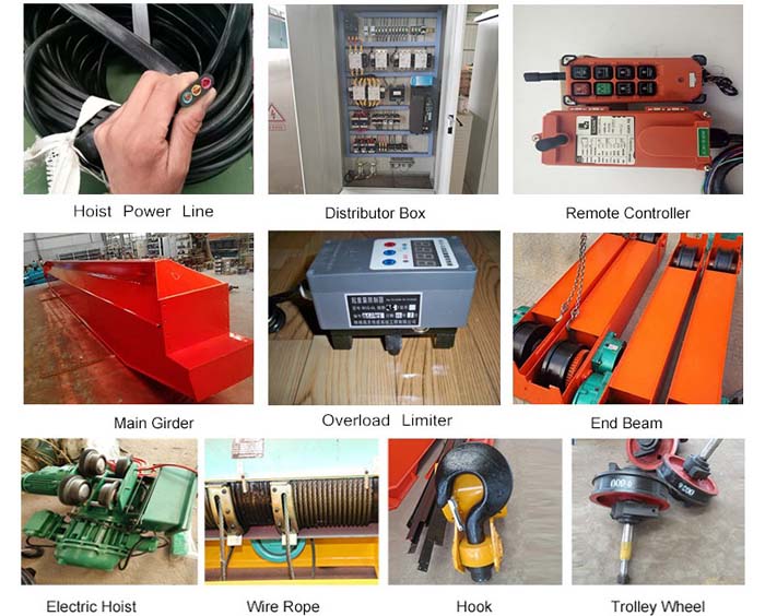 Electric overhead traveling crane