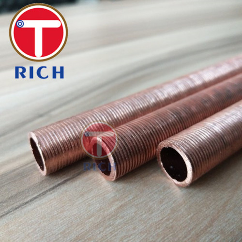 Copper Alloy Steel Enhanced Evaparation Low Fin Tube