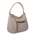 Large Slouchy Hobo Weekend Bag Women Beige