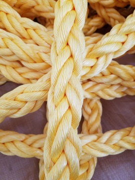 Polypropylene Polyester Mixed Battle Mooring Rope For Ships