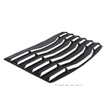 Black Plastic Rear Window Louver for Chevrolet Camaro 2016-2021
