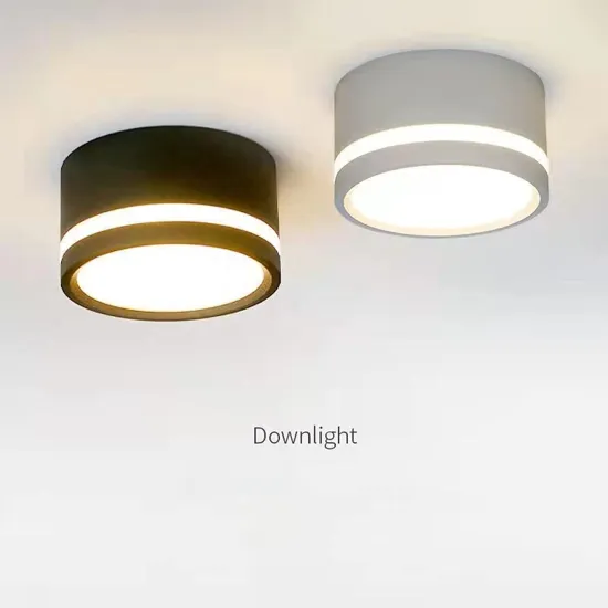 LED Ceiling Light Downlight for Home - Indoor Light Fixtures Ra 90 Cylindrical Reflection Down Lights