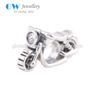 Vintage Motorcycle 925 Sterling Silver Charms Pendants Charms Custom Charms