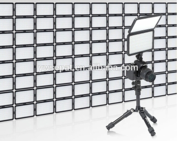 TTV-204 Led Super Slim Studio Video Light with Dual Color Temperature 3200K-5600K and CRI 88 and battery and charger
