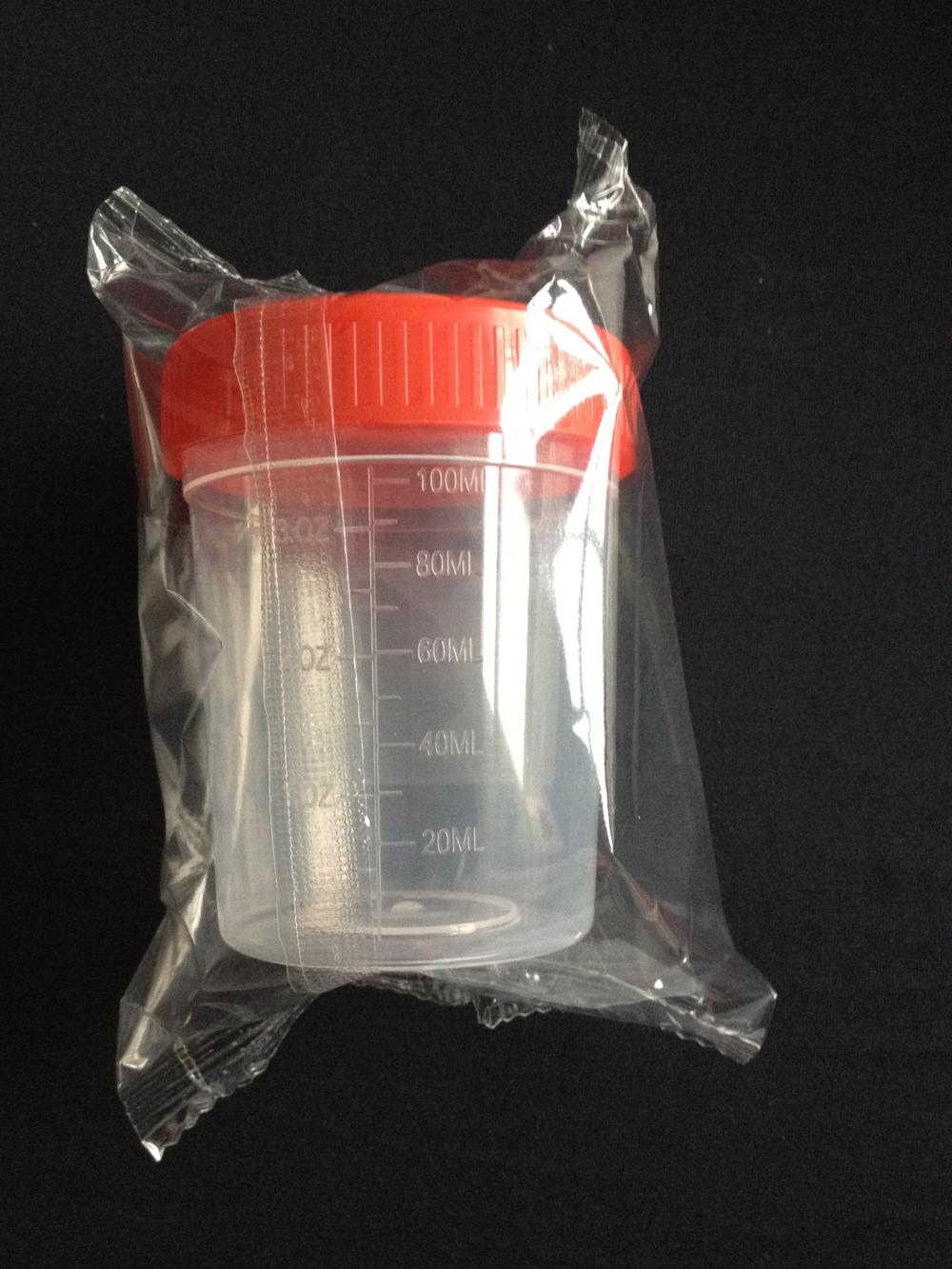 Disposable Plastic Test Container Urine Specimen Cup