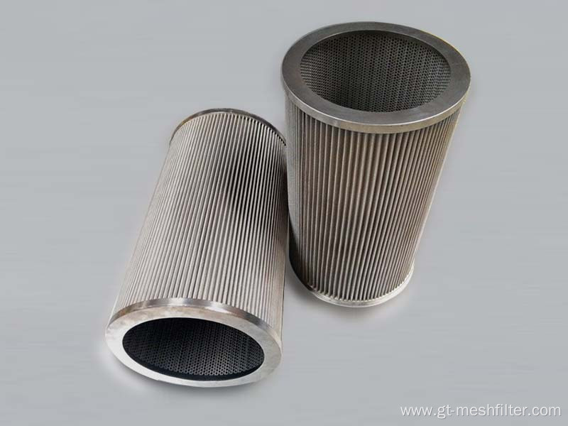 Sintered metal mesh cylinder