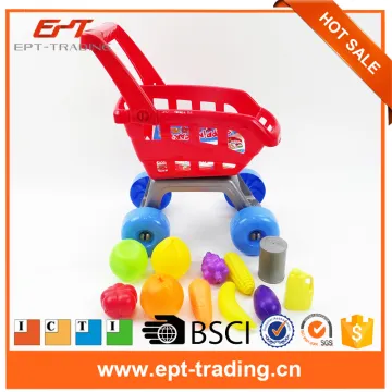 Interesting Shopping Play Set Kids Shopping Trolley