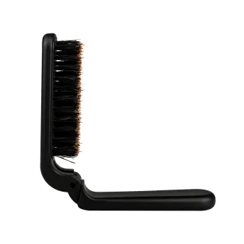 Portable Foldable Boar Bristle Beard Cleaning Brush