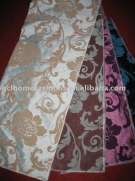 SLUB FABRIC WITH FLOCKING
