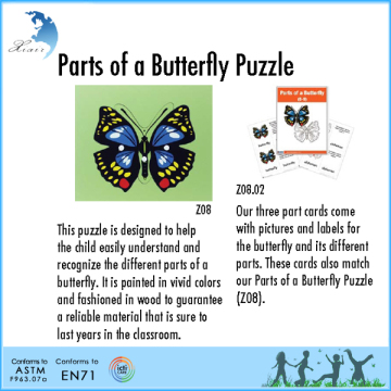 2016 early learining manufacturer montessori preschool kids puzzle