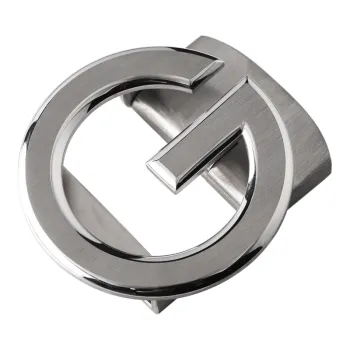 Custom Alphabet Design 925 Sterling Silver G Hook Buckles for Men