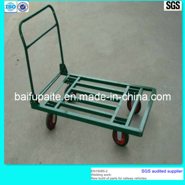 Powder Coating Metal Pipe Handcart Mobile Trolley