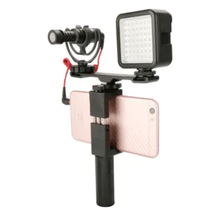Sony A6400, A6500, A6300 Vlog Microphone Mount Adapter for Tripod Use