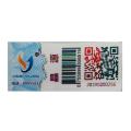 QR code series number hologram label