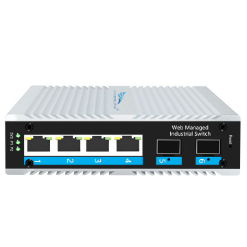 10/100M/1000M CCTV 6-Port 4-Port POE 2-Port UPLINK Network Switch for IP Camera and Industry