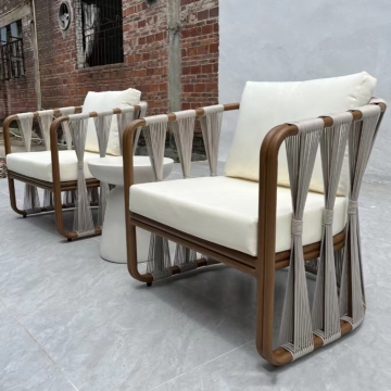 Custom Private Label Modern Outdoor Garden Sofas for Leisure Facilities