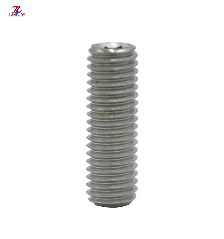 DIN916 304 stainless steel machine screw headless screw