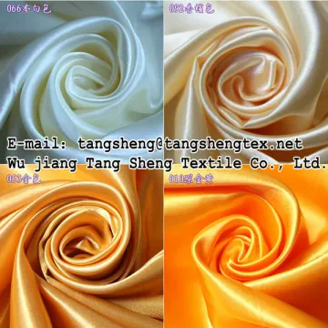 100 Recycled PET polyester stretch satin fabric/printed satin fabric