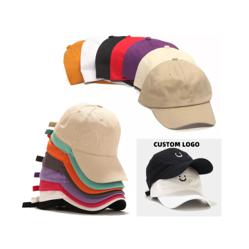 Customizable Low MOQ Cotton Dad Hats with Embroidered Logos and Unstructured Baseball Cap Styles