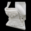 Elegant White Marble Garden Statue