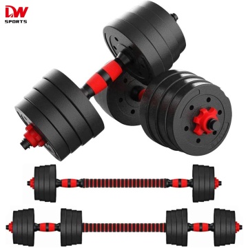 DW Sports Factory PVC-Free Weight Lifting Set: Adjustable Dumbbells for Cement and Sand