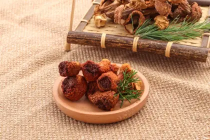 Dried agaricus blazei murill