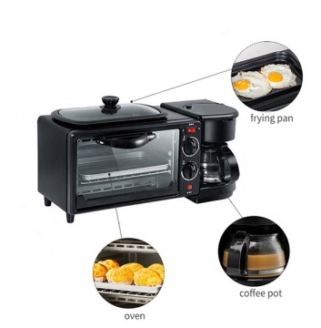 3-in-1 Multi Function Household Oven Coffee Pot Frying Pan Breakfast Sandwich Maker Machine