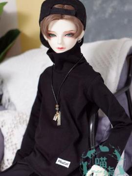 BJD Clothes Boy High-neck Sweater for MSD/SD17 Doll