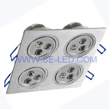 12W Non-dimmable Long Life Span Cree LED Ceiling Light