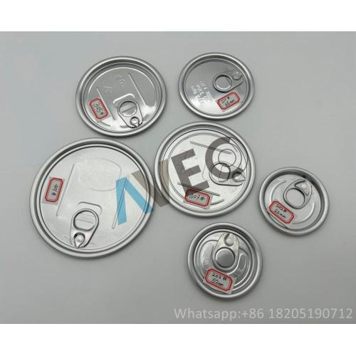 Aluminum easy open ends various types for food