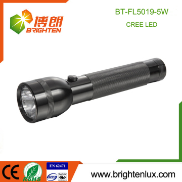 2015 Hot Sale Most Powerful 2D Battery Handheld Aluminum Alloy Emeregncy 5W Cree EDC Night Vision Flashlight