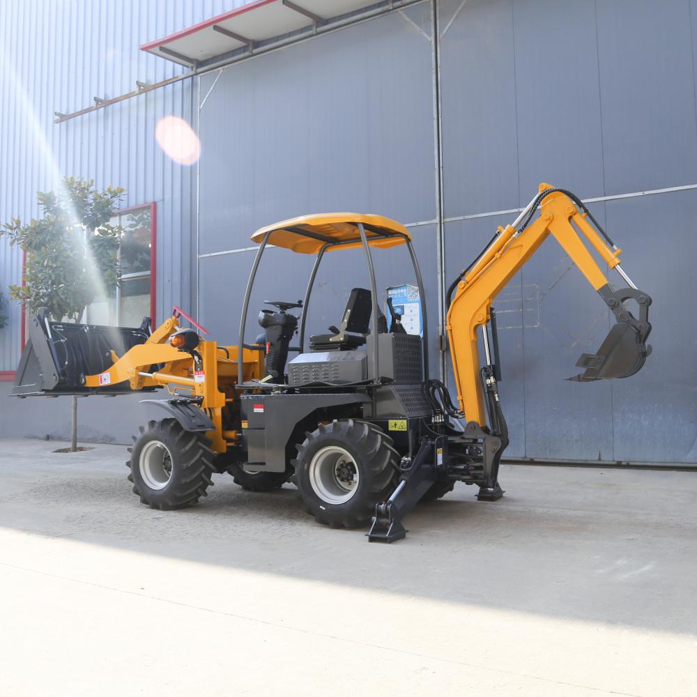 High Quality Wheel Backhoe Excavating Loader