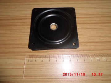 74mm square swivel plate ball bearing turntable