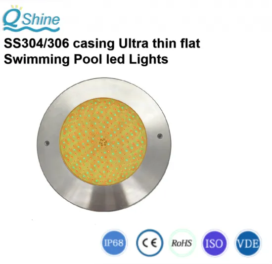 Qshine factory Resin Filled Light for Conceret pool