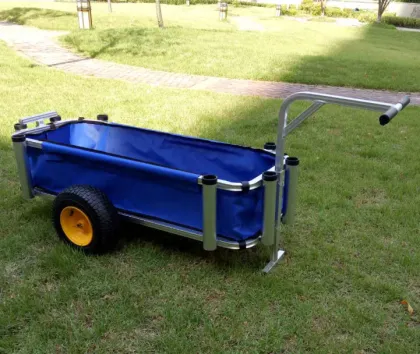Pneumatic Wheel Lightweight Fishing Cart