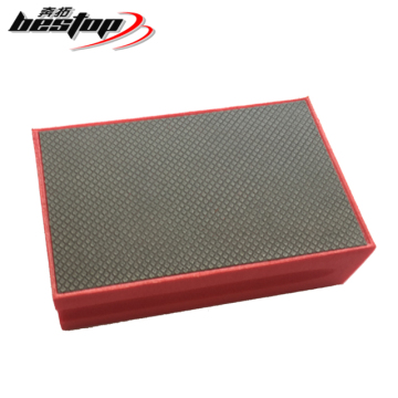 Electroplated Hand Use Stone Polishing Pads with Foam Back
