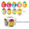 Desain baru stiker label dekorasi liburan Paskah