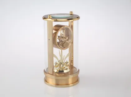 Glass table clock,promotional glass clocks,glass desk clock